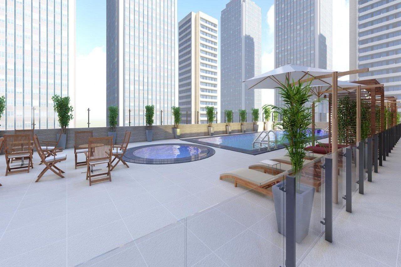 He Hotel Apartments Дубай Экстерьер фото Rooftop pool